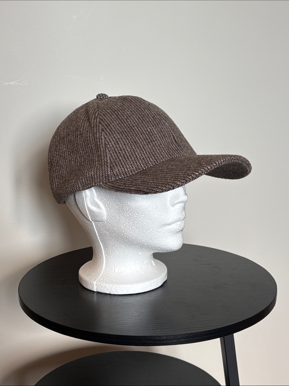 Brown Patterened Hat OS Time and True .
